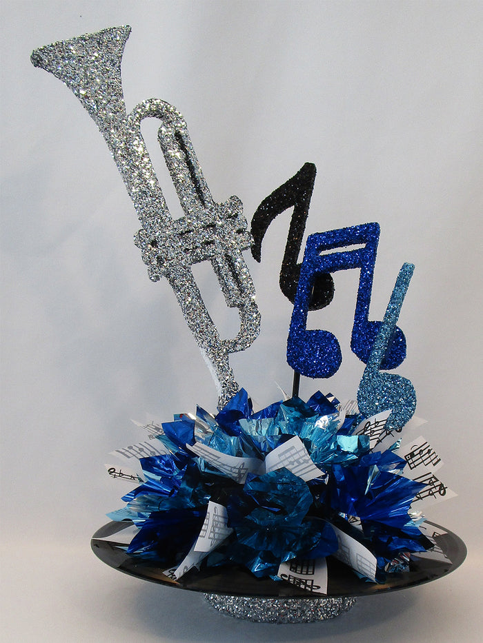 Trumpet Musical centerpiece - Designs by Ginny