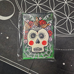 Sugar Skull Canvas Painting