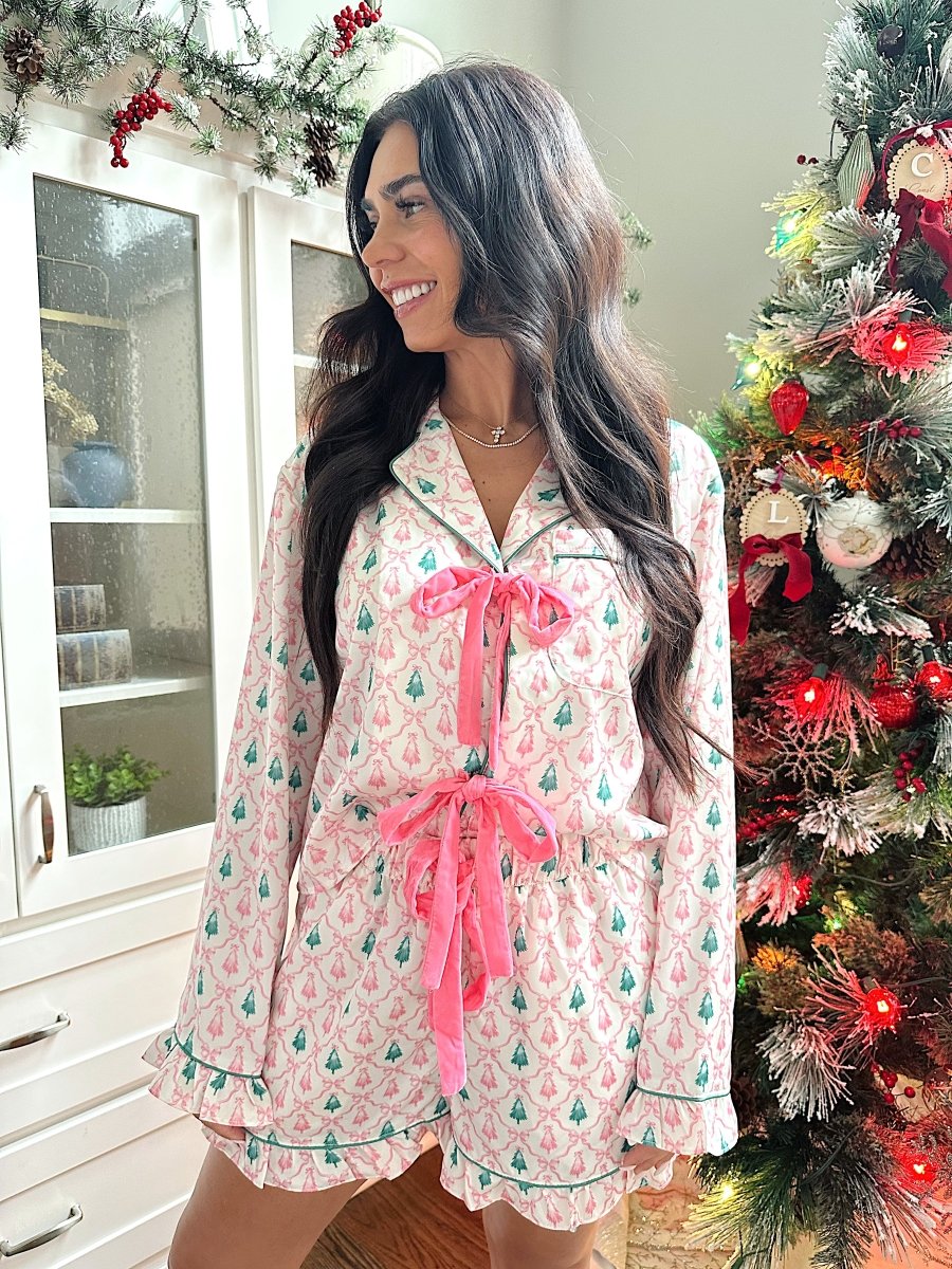 Sugarplum Dreams Pink Pajama Set