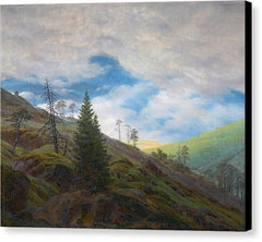 Sunburst in the Riesengebirge - Canvas Print
