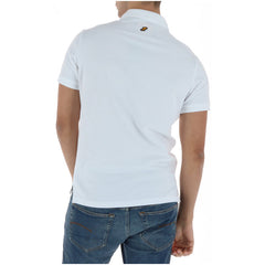 Image 2 : Polo Superdry homme blanc pur coton, coupe ajustée, col classique deux boutons — Delvale