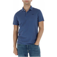 Image 4 : Logo Superdry brodé sur la poitrine gauche du polo blanc homme — Delvale