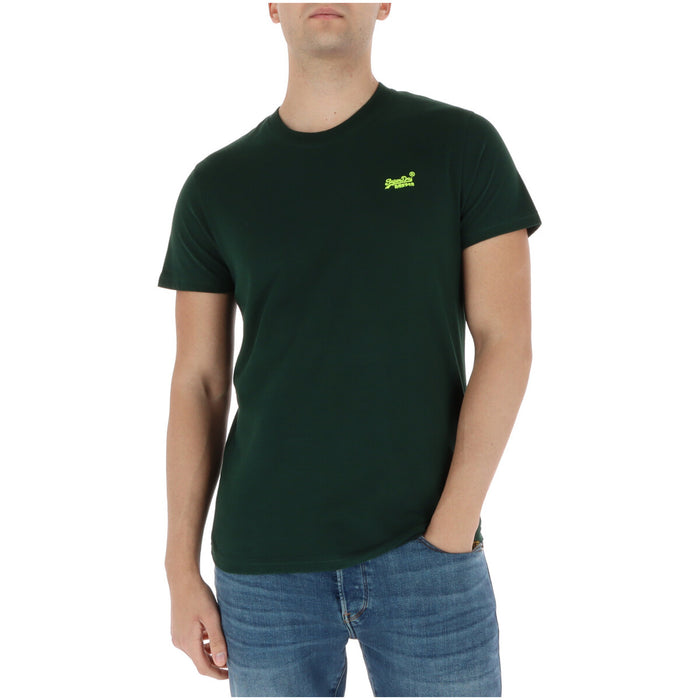 Image 7 : T-shirt Superdry homme noir pur coton, look casual avec jean bleu — Delvale