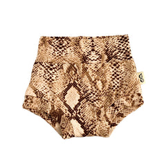 Tan Snake Print Bummies
