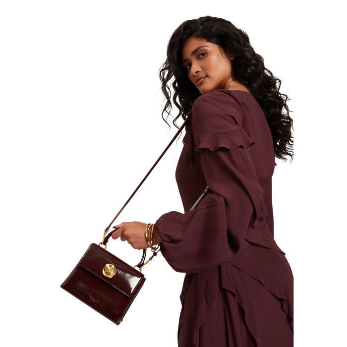 Image 2 : Ted Baker sac bordeaux sophistiqué avec finition polyuréthane premium — Delvale