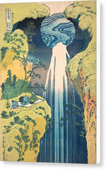 The Amida Falls in the Far Reaches of the Kisokaido Road - Canvas Print