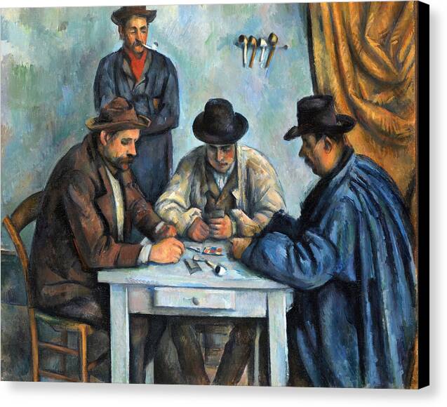 The Card Players - Canvas Print