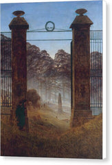 The Cemetery Entrance - Canvas Print
