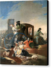 The Crockery Vendor - Canvas Print