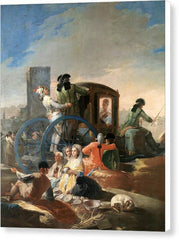 The Crockery Vendor - Canvas Print