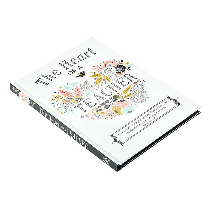 The Heart of a Teacher Gift Book - Ephesians 1:16 - Premium gift item from Christian Art Gifts - Just $6.99! Shop now at Pat's Monograms