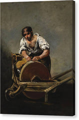 The Knifegrinder - Canvas Print