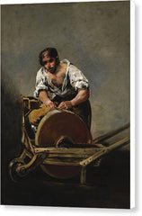 The Knifegrinder - Canvas Print