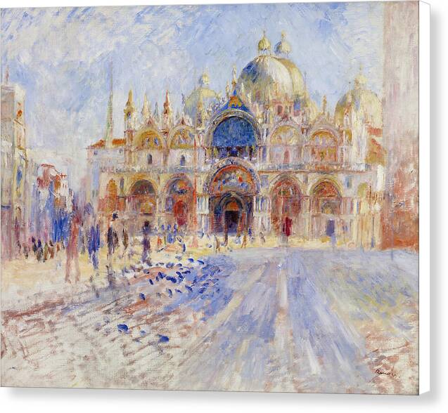 The Piazza San Marco, Venice - Canvas Print