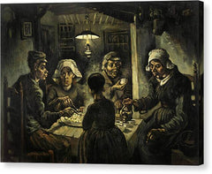 The Potato Eaters - Canvas Print