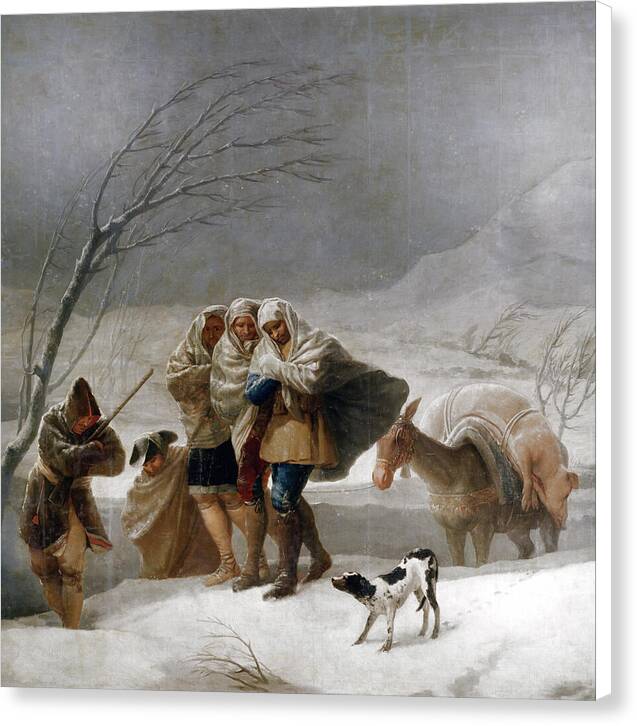 The Snowstorm - Canvas Print