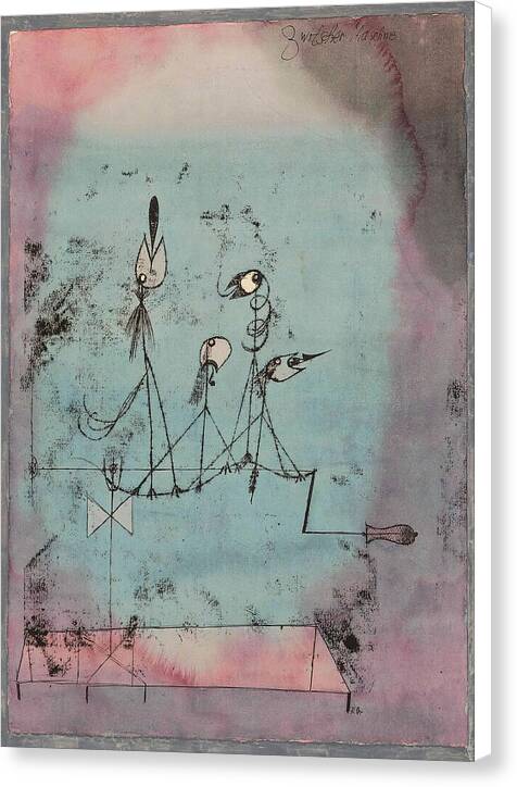 The Twittering Machine - Canvas Print