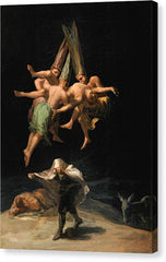 The Witches Flight - Canvas Print