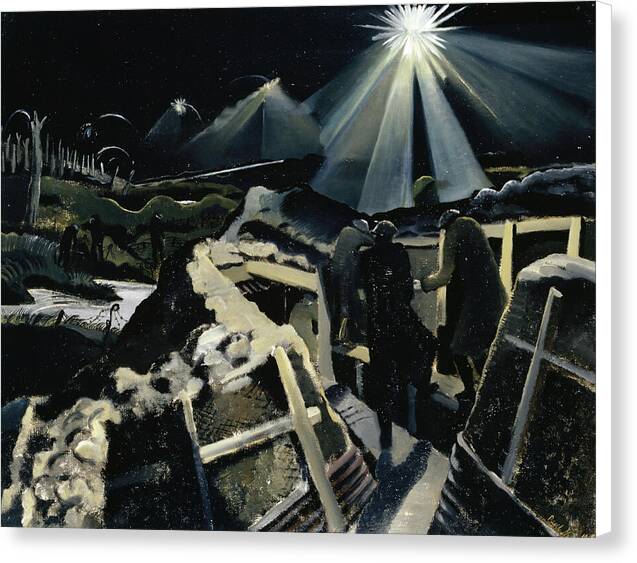 The Ypres Salient at Night - Canvas Print