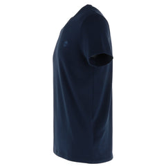 Image 3 : T-shirt manches courtes Timberland homme bleu marine, vue trois quarts avant — Delvale