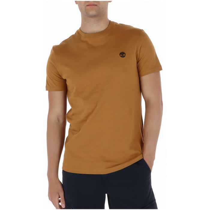 Image 8 : T-shirt Timberland homme bleu marine, étiquette et détail finitions intérieures — Delvale