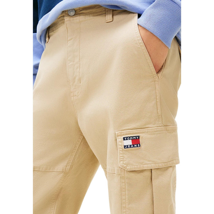 Image 3 : Tommy Hilfiger Jeans pantalon beige homme, vue arrière avec poches — Delvale