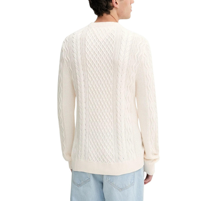 Image 3 : Pull blanc Tommy Hilfiger Jeans homme, vue d'ensemble du style casual premium — Delvale