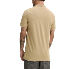 Image 3 : Détail col rond t-shirt Tommy Hilfiger Jeans beige coton — Delvale