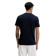 Image 3 : T-shirt Tommy Hilfiger Jeans bleu homme manches courtes, vue de profil — Delvale