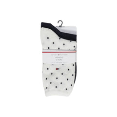 Image 1 : Lingerie Tommy Hilfiger femme blanche avec motif imprimé, vue de face — delvale