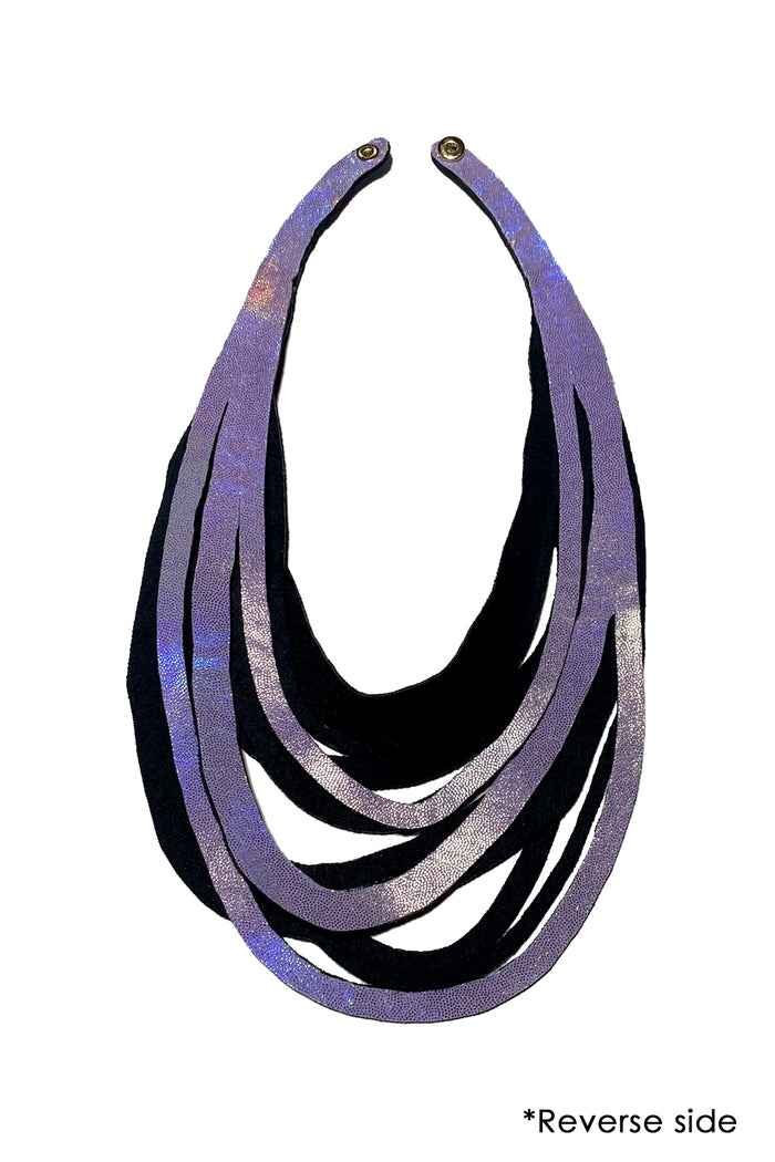 Uli Amsterdam Chains Petite Triple Necklace Blues
