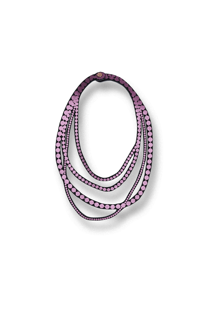 Uli Amsterdam Pearl Madame Necklace Pink