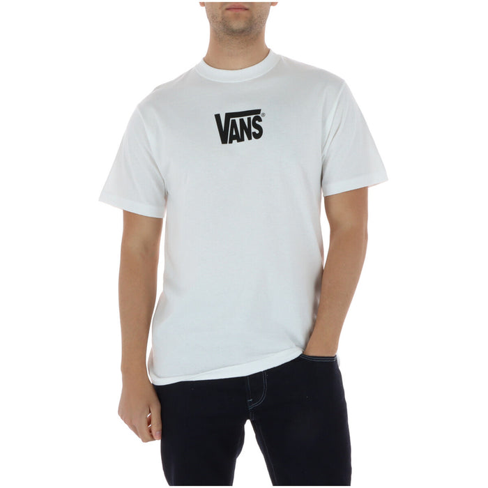 Image 1 : T-shirt homme Vans blanc imprimé graphique col rond manches courtes — delvale