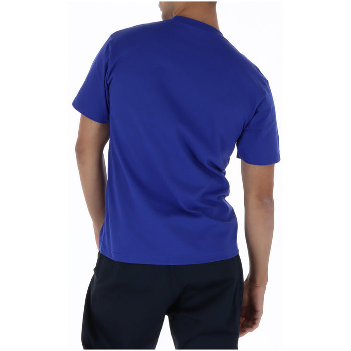 Image 2 : Vue de face du t-shirt Vans homme bleu avec motif imprimé — delvale