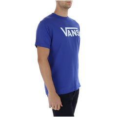Image 3 : Vans t-shirt homme bleu manches courtes, vue dos ou profil casual — delvale