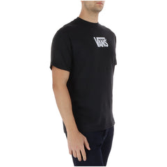Image 3 : Détail imprimé graphique du t-shirt homme Vans noir — delvale