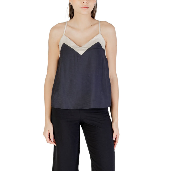 Image 4 : Débardeur Vero Moda femme beige, vue arrière et finitions — Delvale