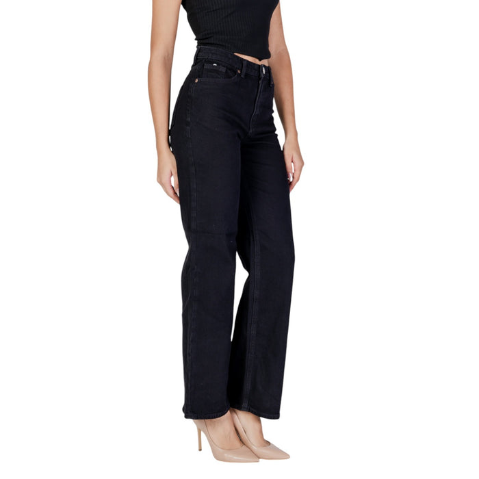 Image 3 : Détail du jean noir Vero Moda femme avec poches avant et arrière — Delvale