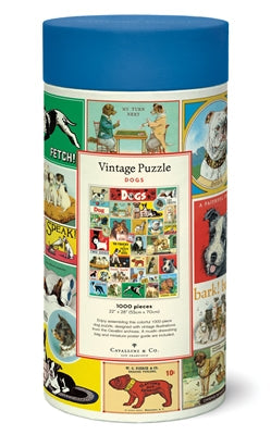 Vintage Style Puzzle-Dog