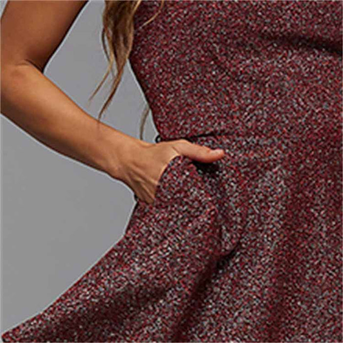 Womens Sparkle Spaghetti Straps Short Homecoming Dress A Line Cocktail Dress
