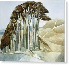 Wood on the Downs - Canvas Print