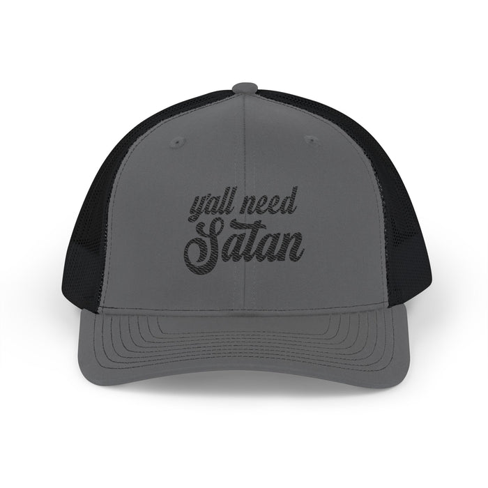 Y'all Need Satan Snapback Trucker Cap
